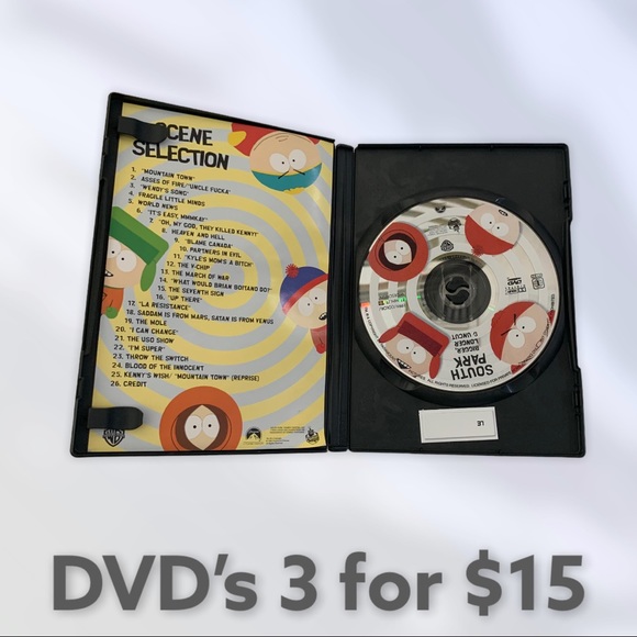📀 Southpark Bigger Longer Uncut DVD movie 📀 - Picture 2 of 3